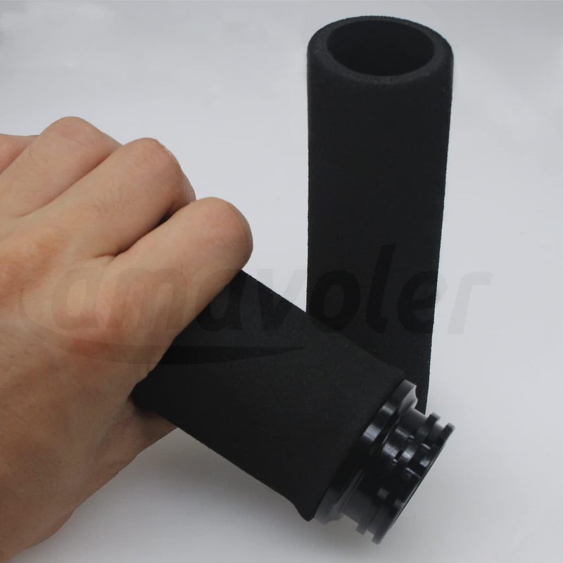 amavoler Motorcycle Hand Grips Sponge Covers Anti-Slip Handlebar Grip Compatible with Harley BMW Yamaha Honda Kawasaki Suzuki Triumph - Image 5